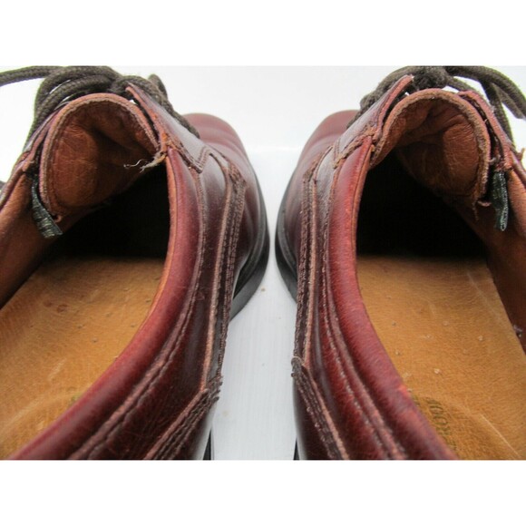 Dunham Ruggards Mens Brown Leather Plain Toe Waterproof Derbys Size US 9 D - Picture 7 of 9